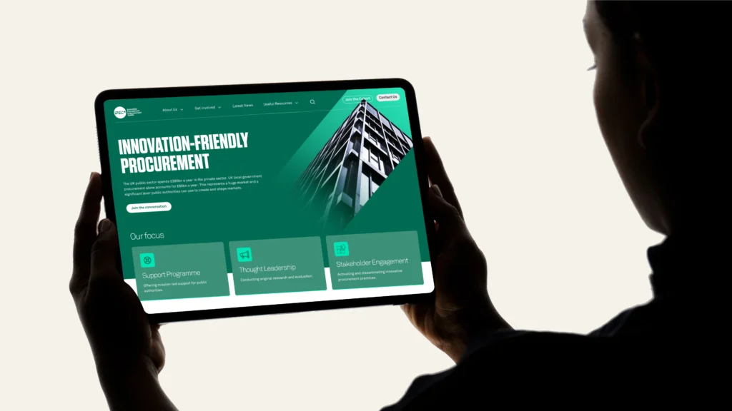 A focused content hub to advance innovation in public procurement