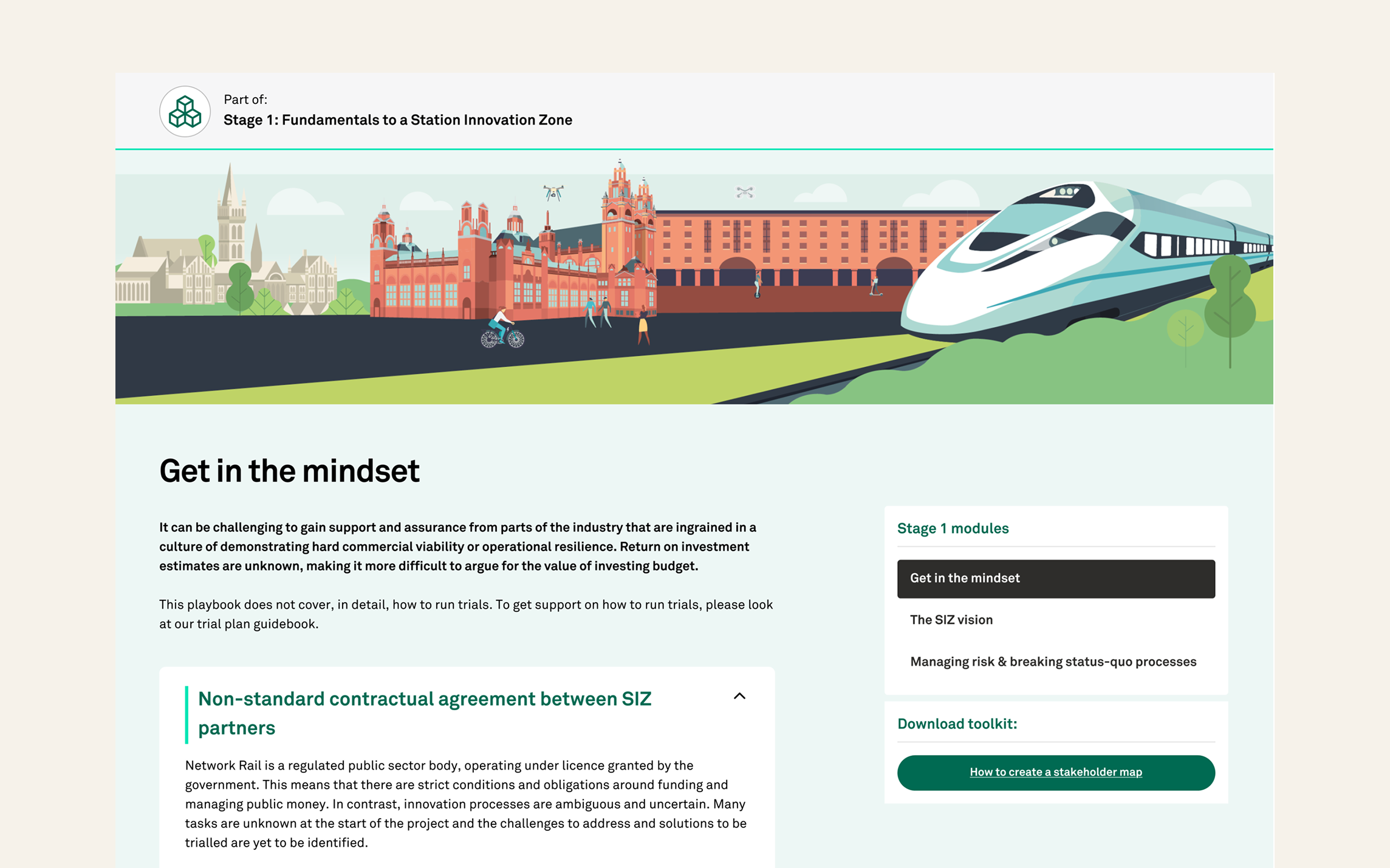 Innovation best practice for the UK’s railways: the Station Innovation Playbook